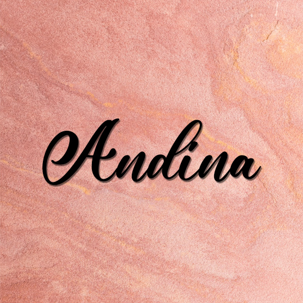 Lettres pour nom de maison en Andina 130x55 mm